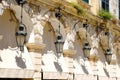 Corfu Liston Promenade architecture and details. Kerkyra island