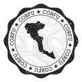 Corfu outdoor stamp.