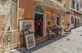 numerous galleries of paintings and works of art can be found in the narrow streets of corfu