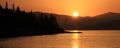 Corfu Sunrise Royalty Free Stock Photo