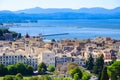 Corfu town aerial view, Corfu Island, Greece