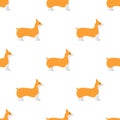 Corgi seamless pattern