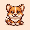 corgi vector illustration