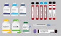 Corinavirus Vaccine Lots of Equipment Royalty Free Stock Photo
