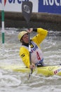 Corinna Kuhnle in water slalom world cup race