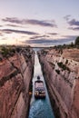 Corinth Canal Royalty Free Stock Photo