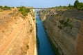 Corinth Canal Royalty Free Stock Photo