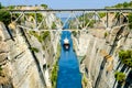 Corinth canal Royalty Free Stock Photo