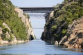 The Corinth Canal Royalty Free Stock Photo