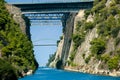 The Corinth Canal Royalty Free Stock Photo