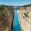 Corinth canal Royalty Free Stock Photo