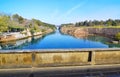 Corinth canal - Corinth Isthmus Greece Royalty Free Stock Photo