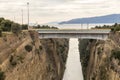 Corinth Canal, Greece Royalty Free Stock Photo