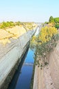 The Corinth Canal, Greece Royalty Free Stock Photo