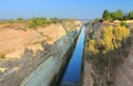 The Corinth Canal, Greece Royalty Free Stock Photo