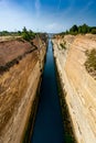 Corinth Canal, Greece Royalty Free Stock Photo