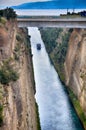 Corinth channel, Greece Royalty Free Stock Photo