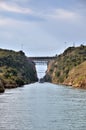 Corinth channel, Greece Royalty Free Stock Photo