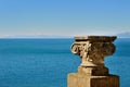 Corinth column at the seaside