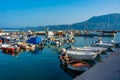 Corinth, Greece, September 10, 2022: Marina in Greek town Corint