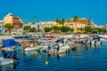 Corinth, Greece, September 10, 2022: Marina in Greek town Corint