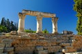 CORINTHIAN CAPITAL COLUMNS - ANCIENT CORINTH, GREECE