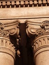 Corinthian Colum in beige or brawn marble