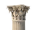 Corinthian column capital Royalty Free Stock Photo