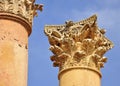 Corinthian column in Jerash