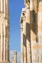 Corinthian columns of Temple of Zeus, Athens Royalty Free Stock Photo