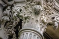 Corinthian greek architectural column detail, Buenos Aires, Argentina Royalty Free Stock Photo