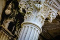 Corinthian greek architectural column detail, Buenos Aires, Argentina