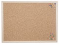 Cork board with tacks Royalty Free Stock Photo