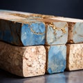 Blue And Gold Tiles: A Stunning Blend Of Aron Demetz\'s Style