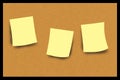 Cork Bulletin Board Post It Note Illustration Royalty Free Stock Photo