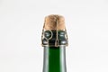 Cork in Chanpagne Bottle Royalty Free Stock Photo