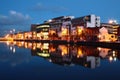 Cork city reflection at dusk