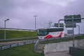 Cork International Airport: bus arriving at the airport