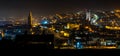 Cork Ireland Beautiful night scene Patrick`s Hill panorama amazing view Royalty Free Stock Photo