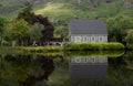 Wedding at the catholic church of Saint Finbarr Oratory. Chapel. Gougane Barra park west ireland Europe