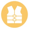 Cork jacket  Isolated Vector Icon which can easily modify or edit Royalty Free Stock Photo