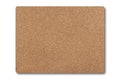 Cork mat isolated on white background Royalty Free Stock Photo