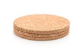 cork plate mat Royalty Free Stock Photo