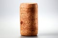 Cork Roll on white background Royalty Free Stock Photo