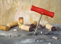 Cork and wine corks