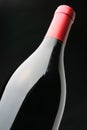 Corked bottle of red wine Royalty Free Stock Photo