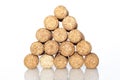 Corks pyramid Royalty Free Stock Photo