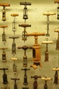 corkscrew background for wine in Wineshop