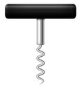 Corkscrew Black Handle