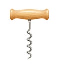Corkscrew. Device for open wine bottle.